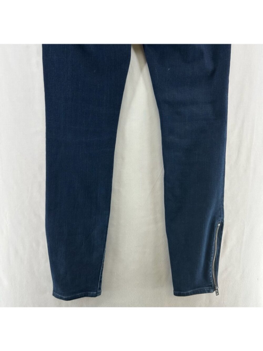 Madewell Skinny Skinny Ankle Zip Jeans Womens 26 Low Rise Stretch Dark Wash Blue - Picture 6 of 13